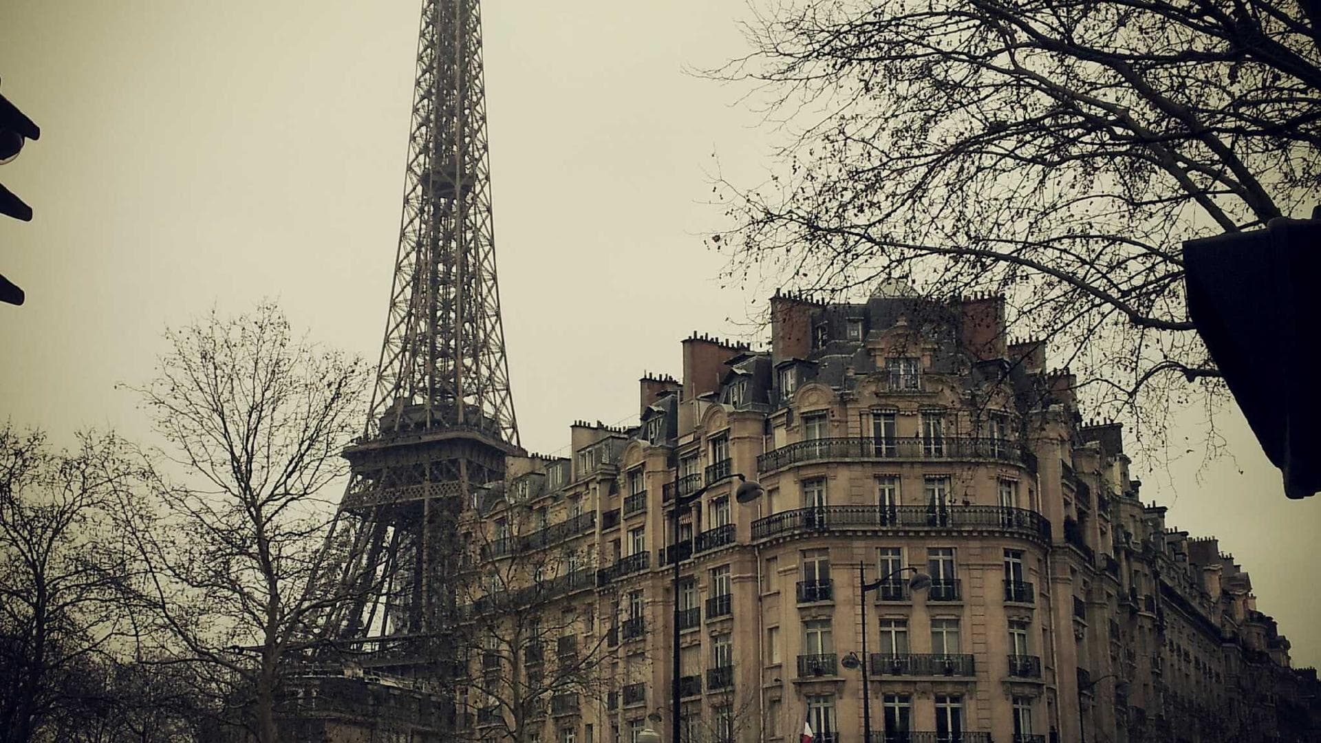 A modern apartment building exterior.